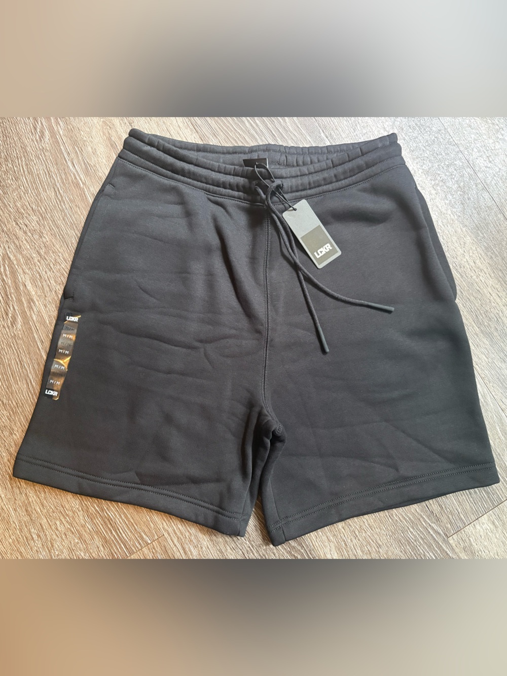 NWT LCKR Black Men’s Drawstring Shorts Medium